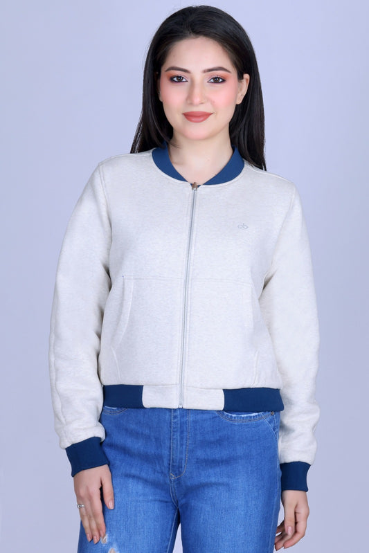 Angelbells Women Winter Reversible Crop Sweatshirt – Premium Wool, Warm & Stylish