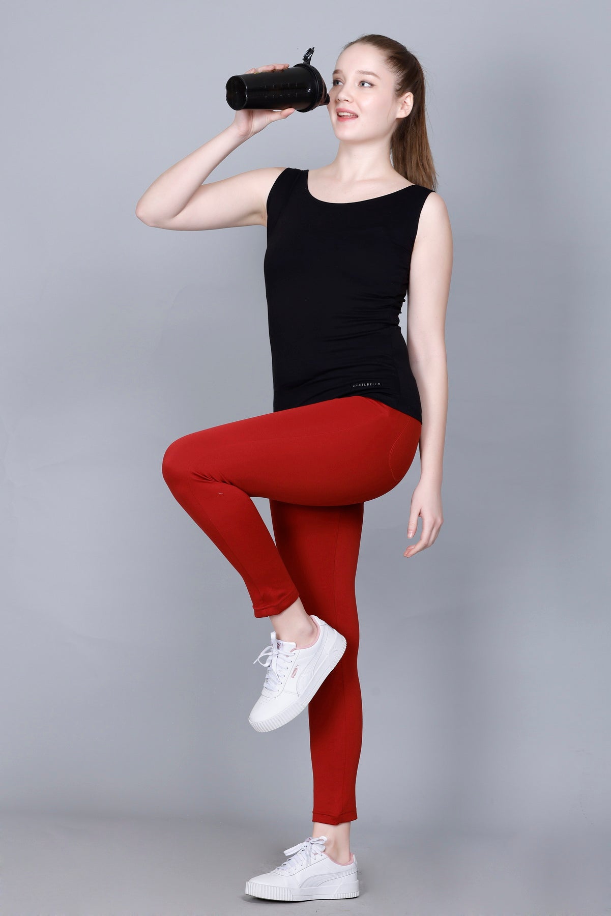 Angelbells | Women's Sports Gym Wear Stretchable Breathable T-shirt