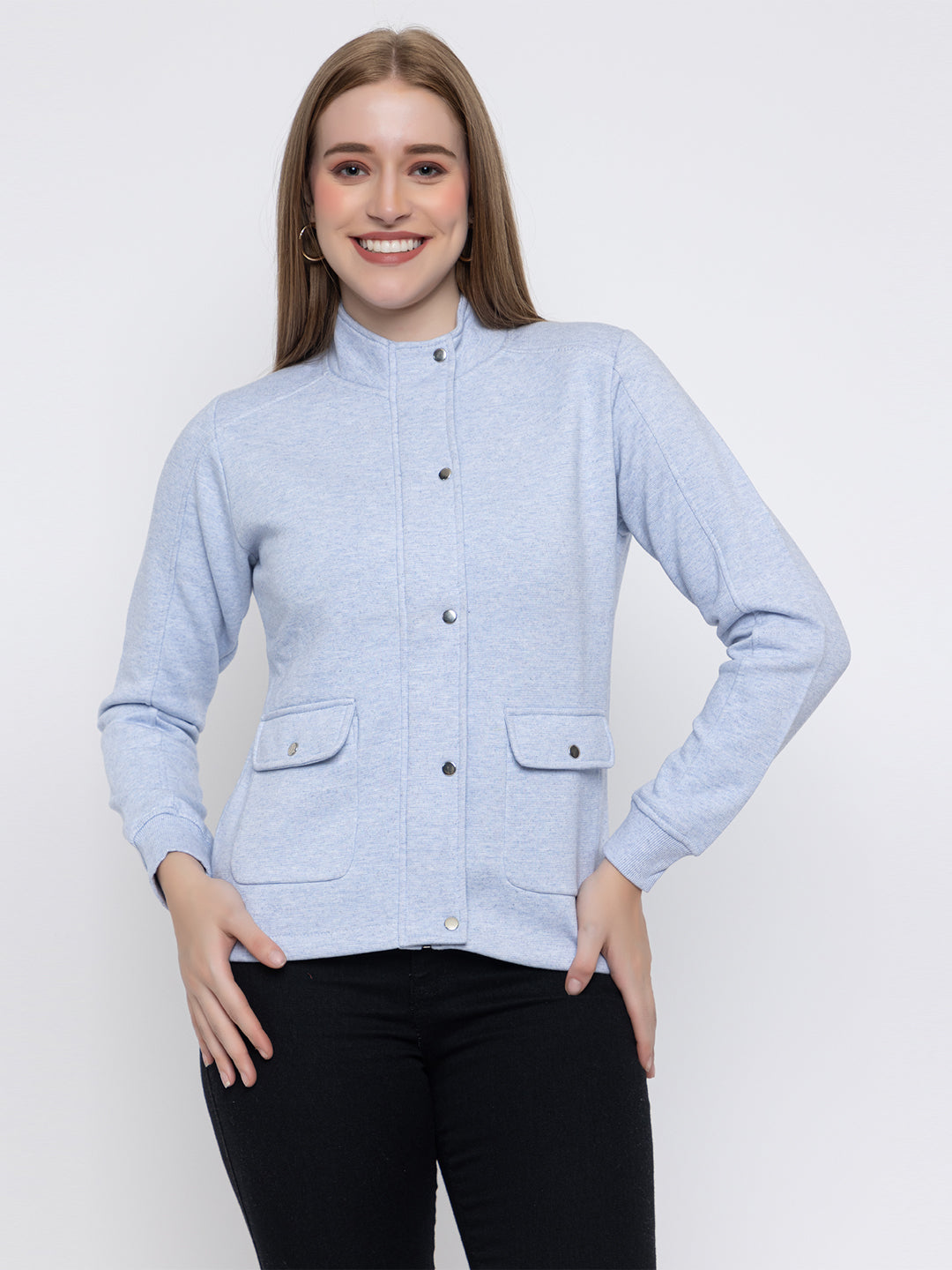ANGELBELLS Winter casual sweatshirt - (6408 FS CLOUD)