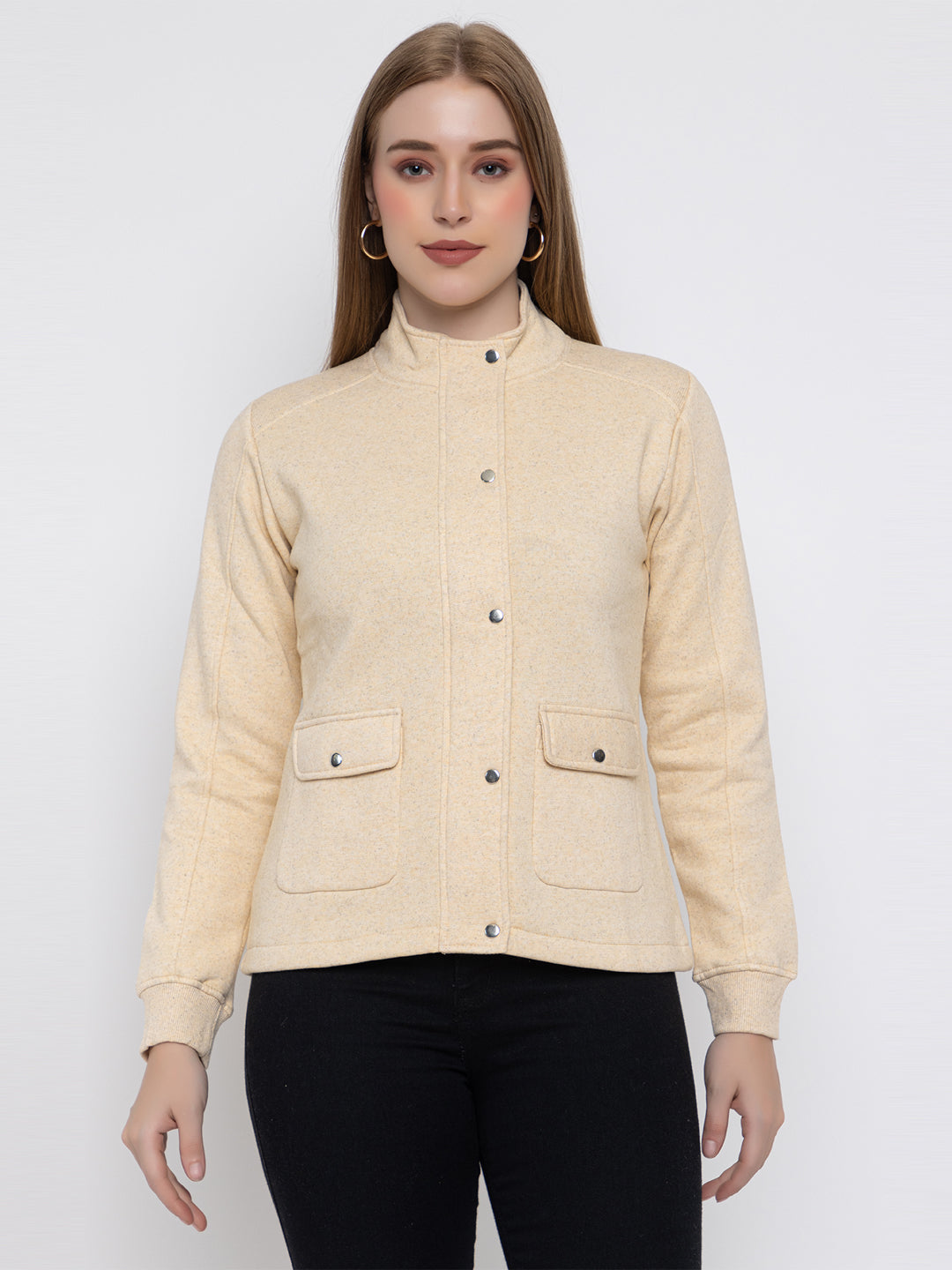 ANGELBELLS Winter casual sweatshirt - (6408 FS MANGO)