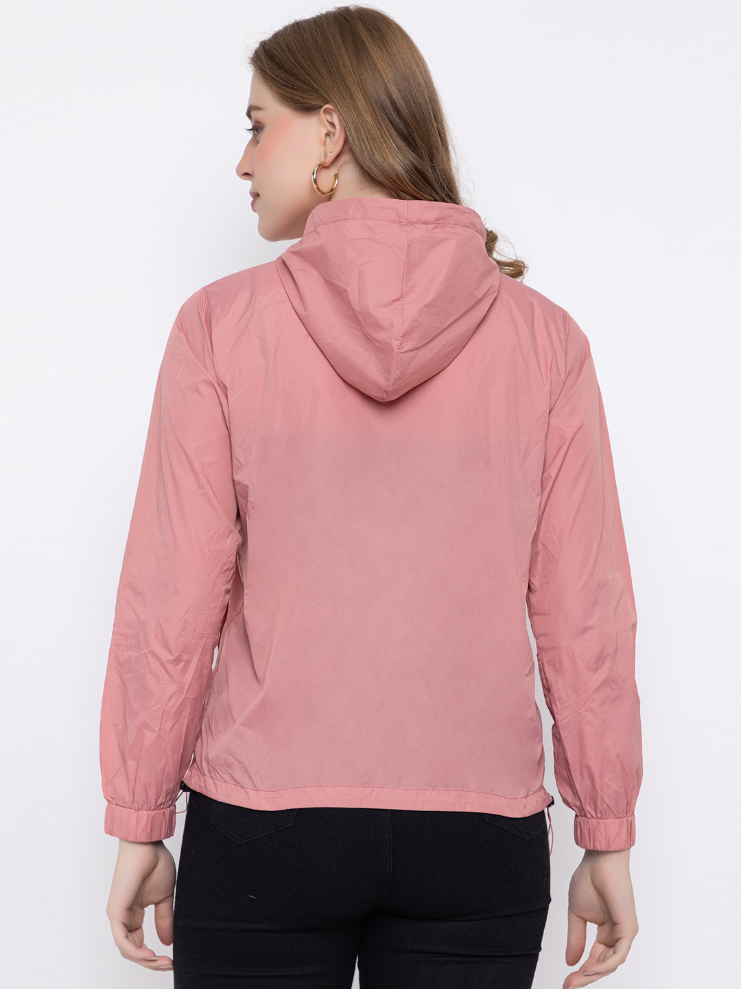 Baby Pink Hooded Windproof – Lightweight & Stylish | Activewear