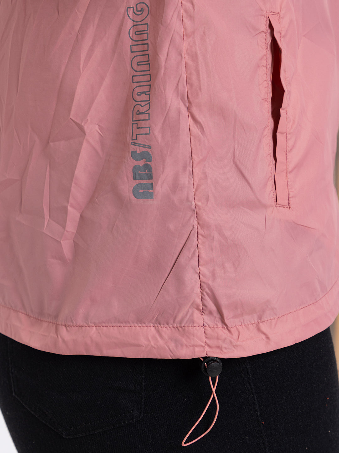Baby Pink Hooded Windproof – Lightweight & Stylish | Activewear