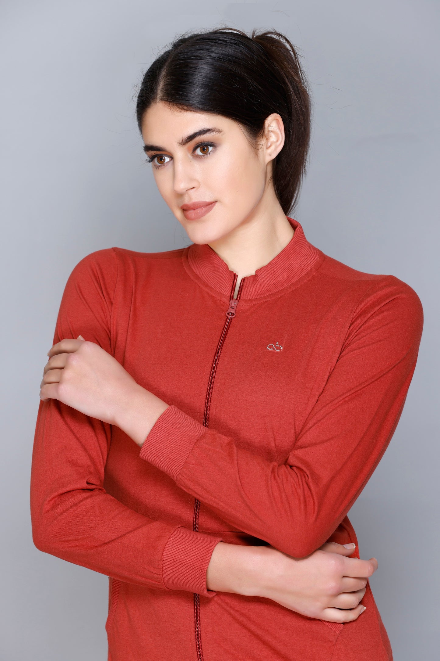 ANGELBELLS | Sun Protection With Standing Coller – Elegant & Cozy Everyday Layer