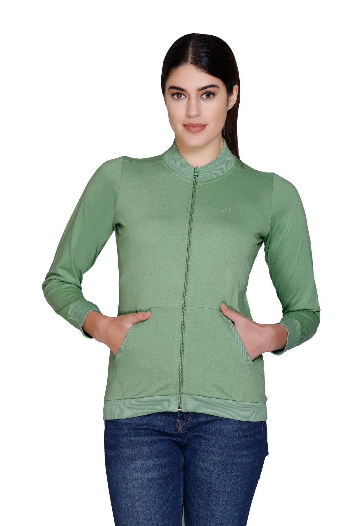 ANGELBELLS | Sun Protection With Standing Coller – Elegant & Cozy Everyday Layer