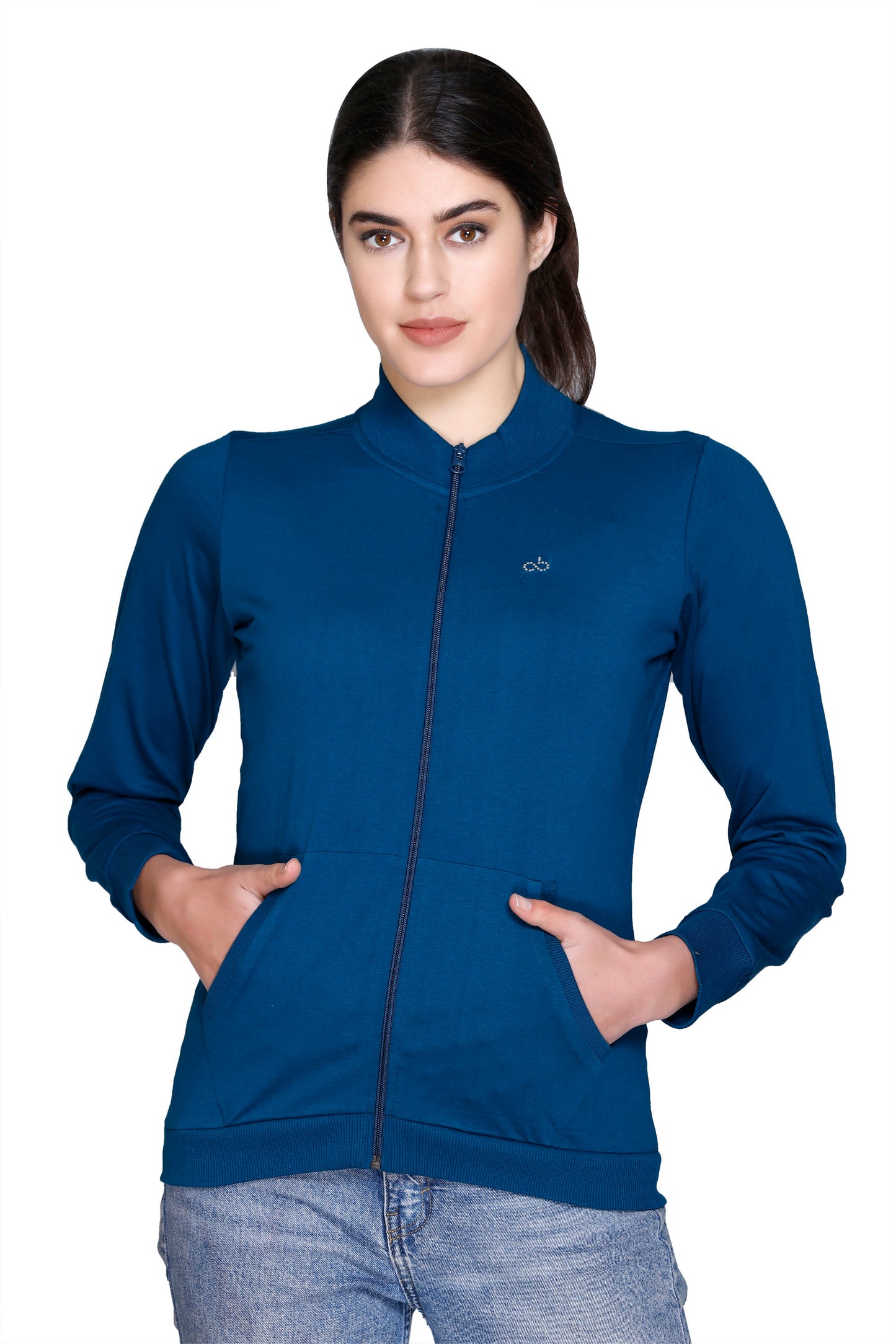 ANGELBELLS | Sun Protection With Standing Coller – Elegant & Cozy Everyday Layer