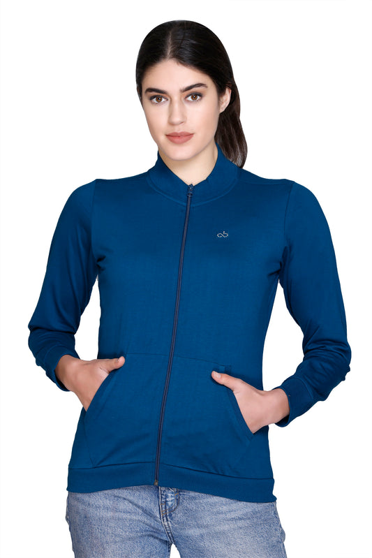 ANGELBELLS | Sun Protection With Standing Coller – Elegant & Cozy Everyday Layer