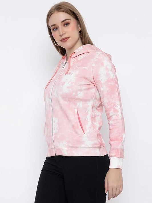 ANGELBELLS | Women's Pink Camo Zip-Up Jacket – Stylish & Comfortable Outerwear
