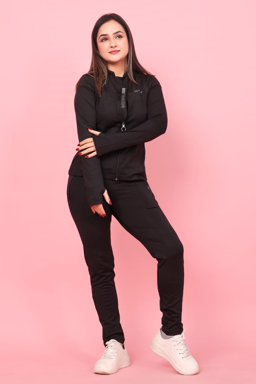 Angelbells Women’s Premium Activewear Co-Ord Set | Stylish Top & Bottom Gym Wear