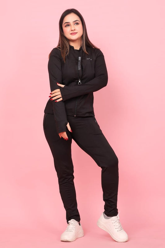 Angelbells Women’s Premium Activewear Co-Ord Set | Stylish Top & Bottom Gym Wear