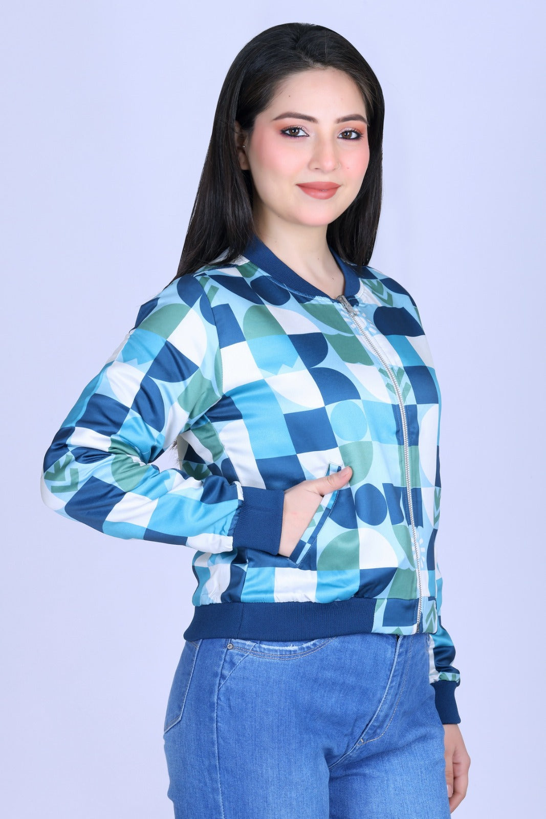 Angelbells Women Winter Reversible Crop Sweatshirt – Premium Wool, Warm & Stylish