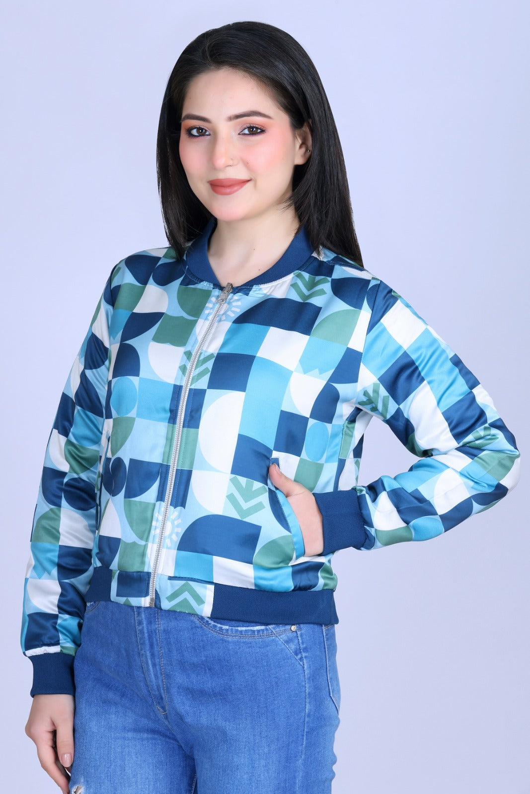 Angelbells Women Winter Reversible Crop Sweatshirt – Premium Wool, Warm & Stylish