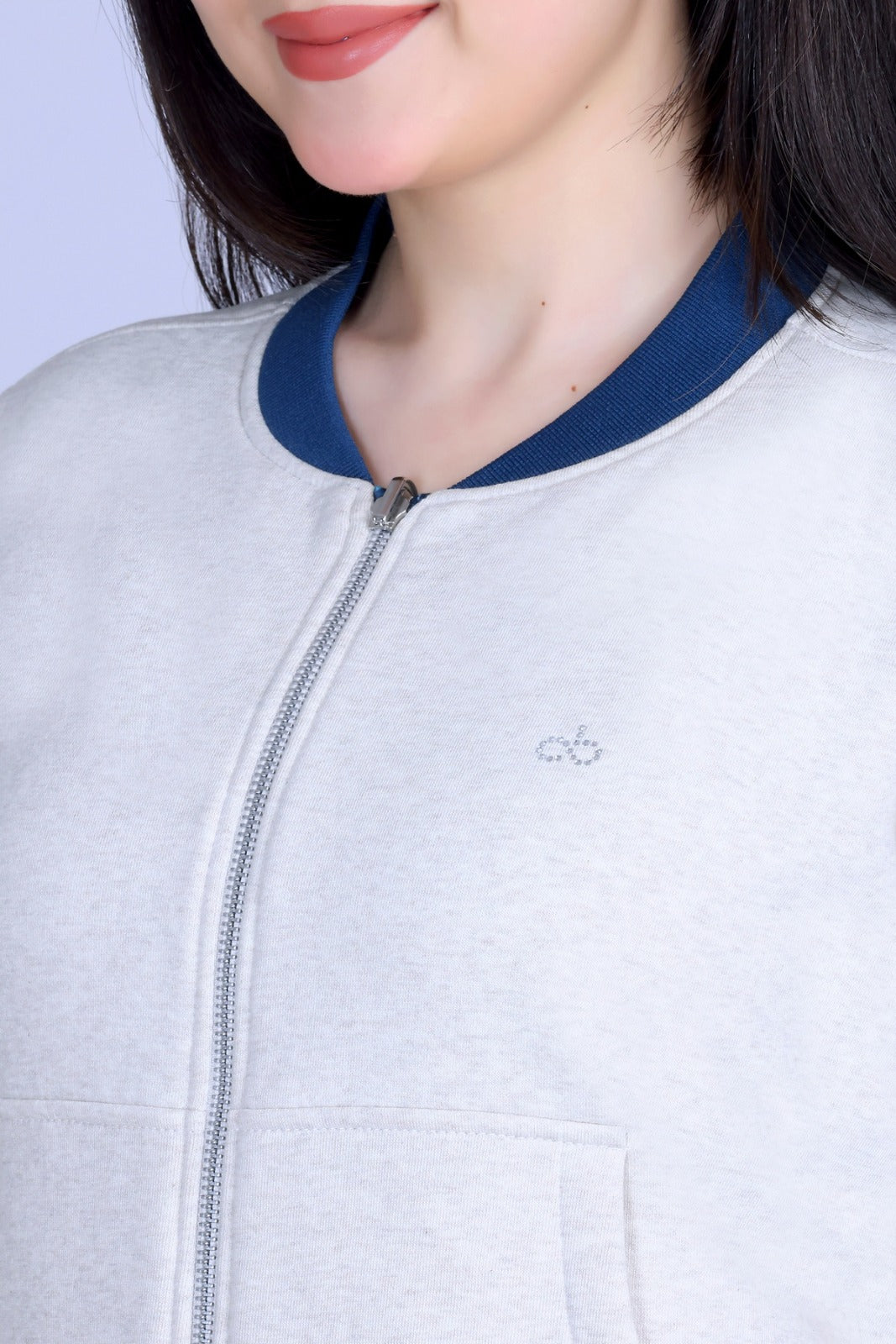 Angelbells Women Winter Reversible Crop Sweatshirt – Premium Wool, Warm & Stylish